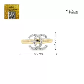 10K Gold 0.23 CTW Diamond CC Ring