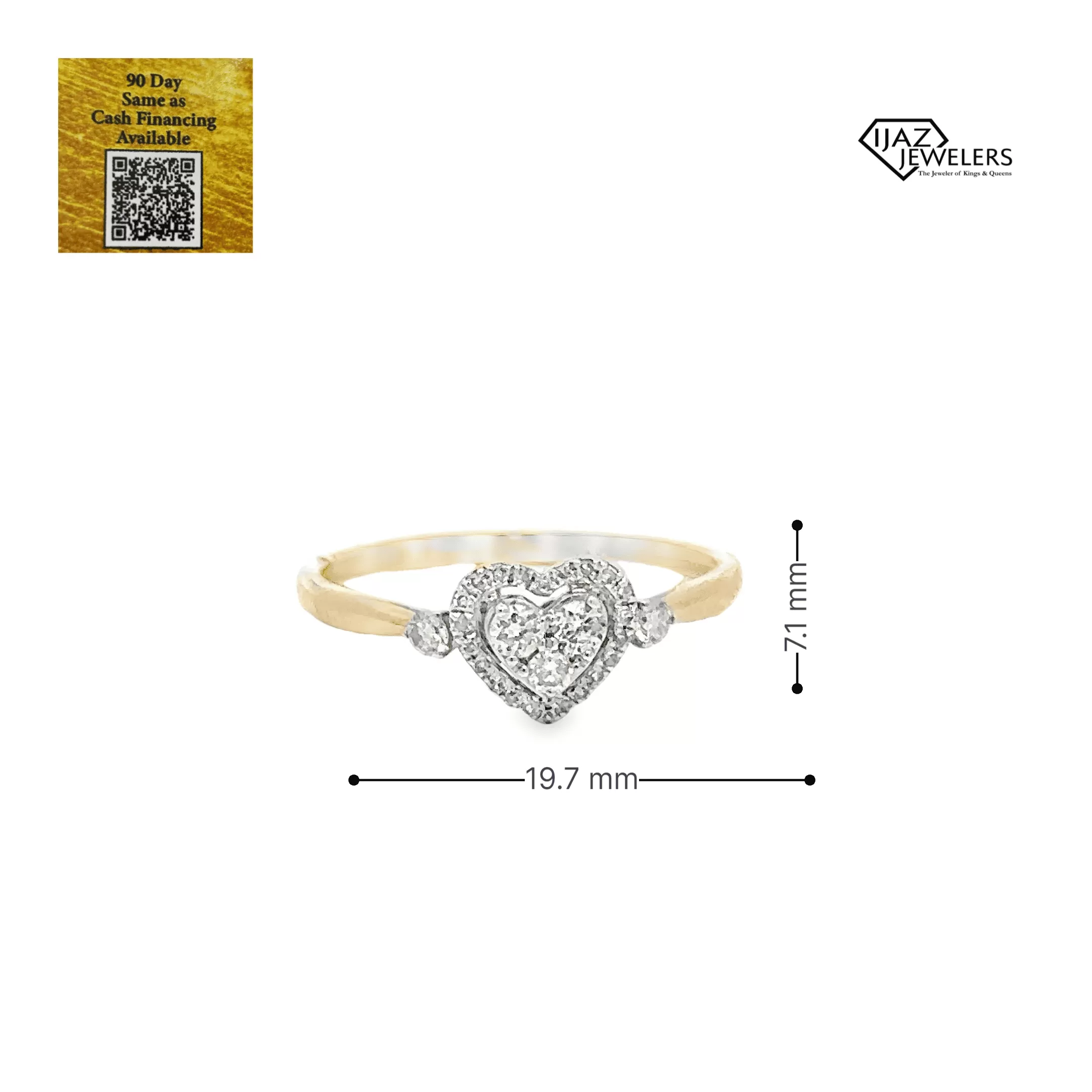 10K Gold 0.24 CTW Diamond Ring