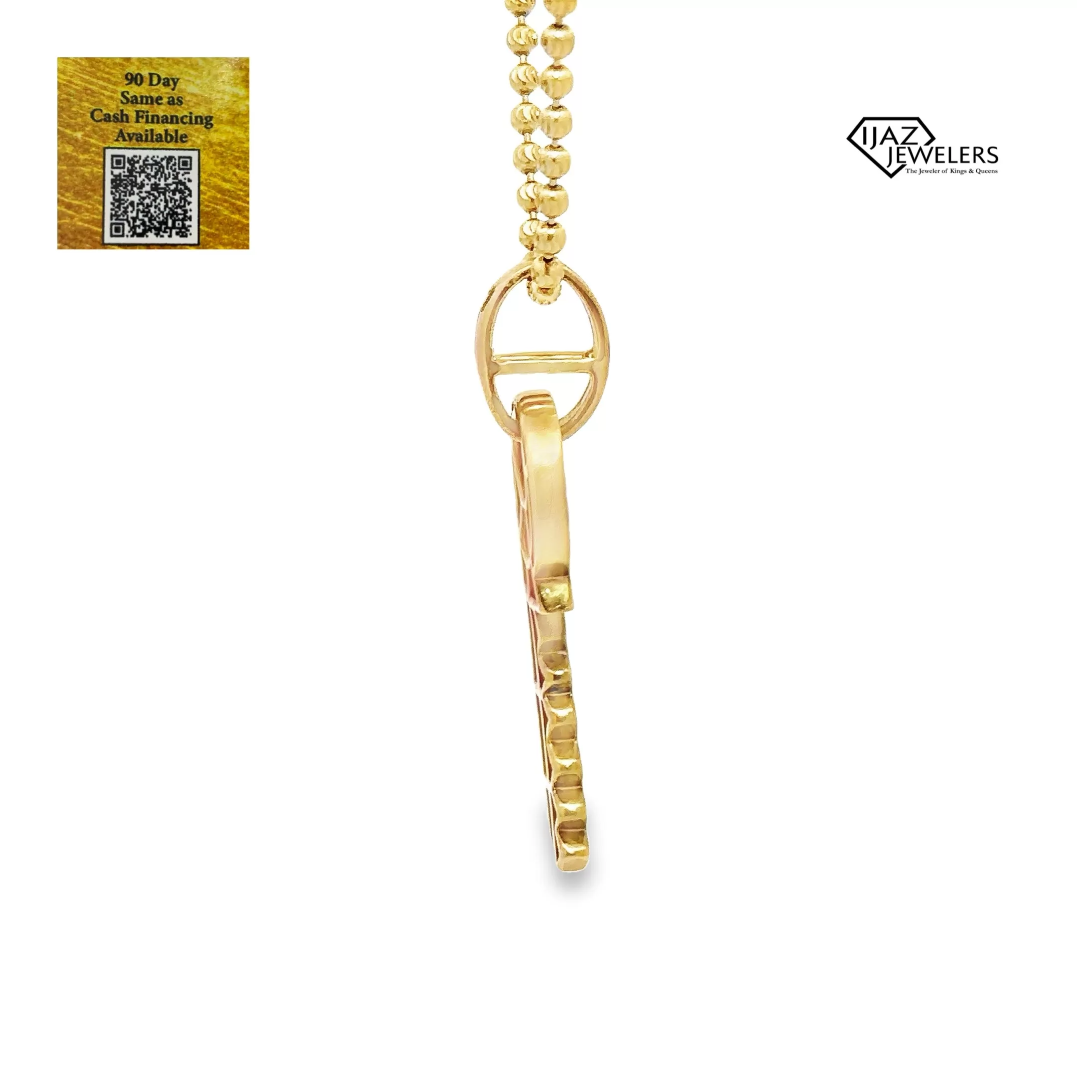 10K Gold 0.40 CTW Diamond Key Charm