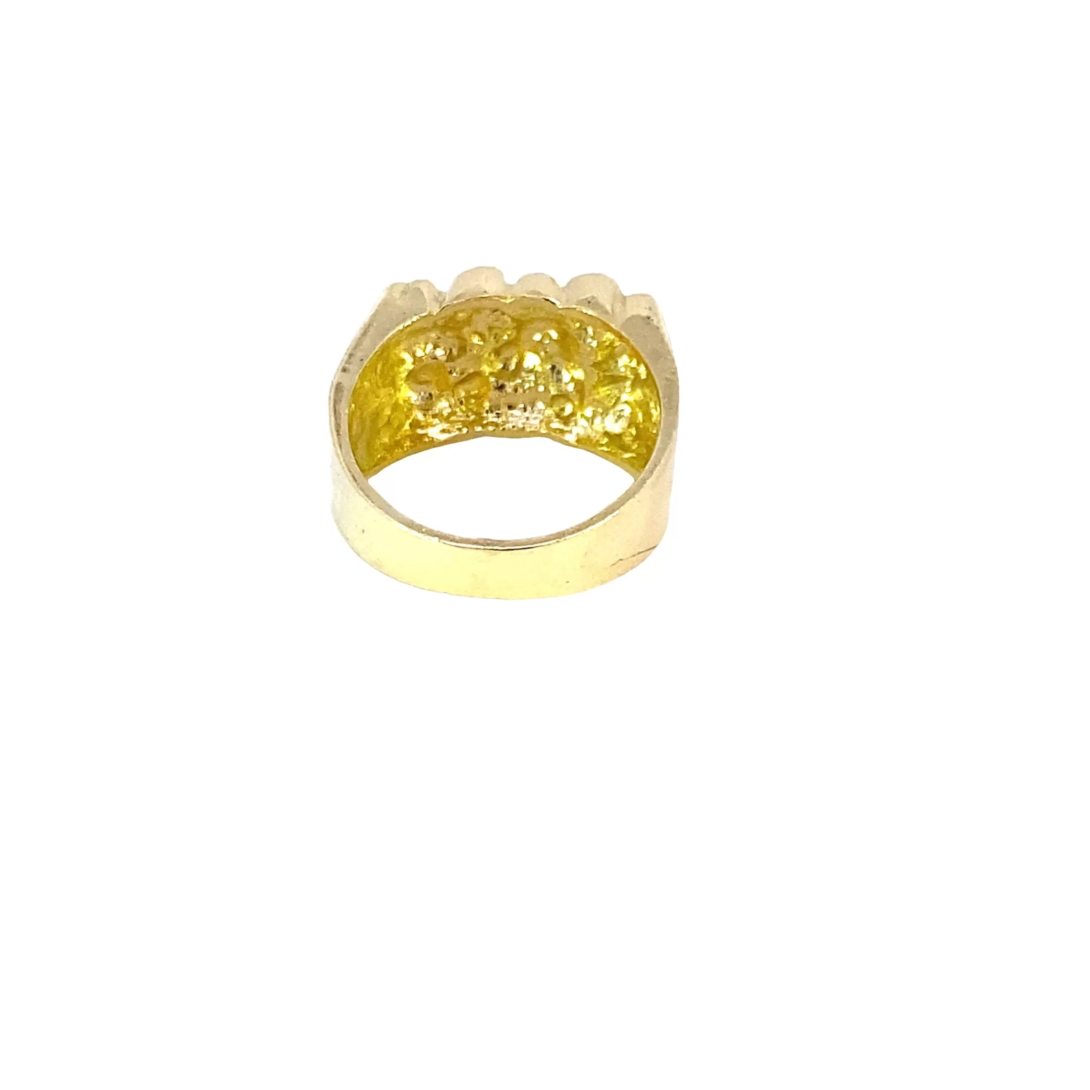 10K Gold Nugget Ring 9 Grams