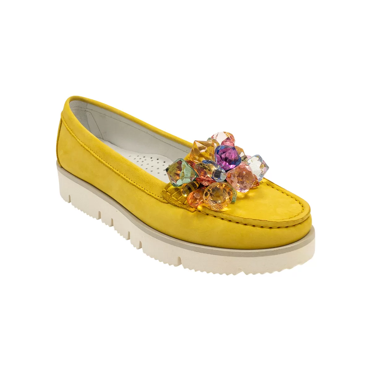 1204 Nabuck Yellow Loafer