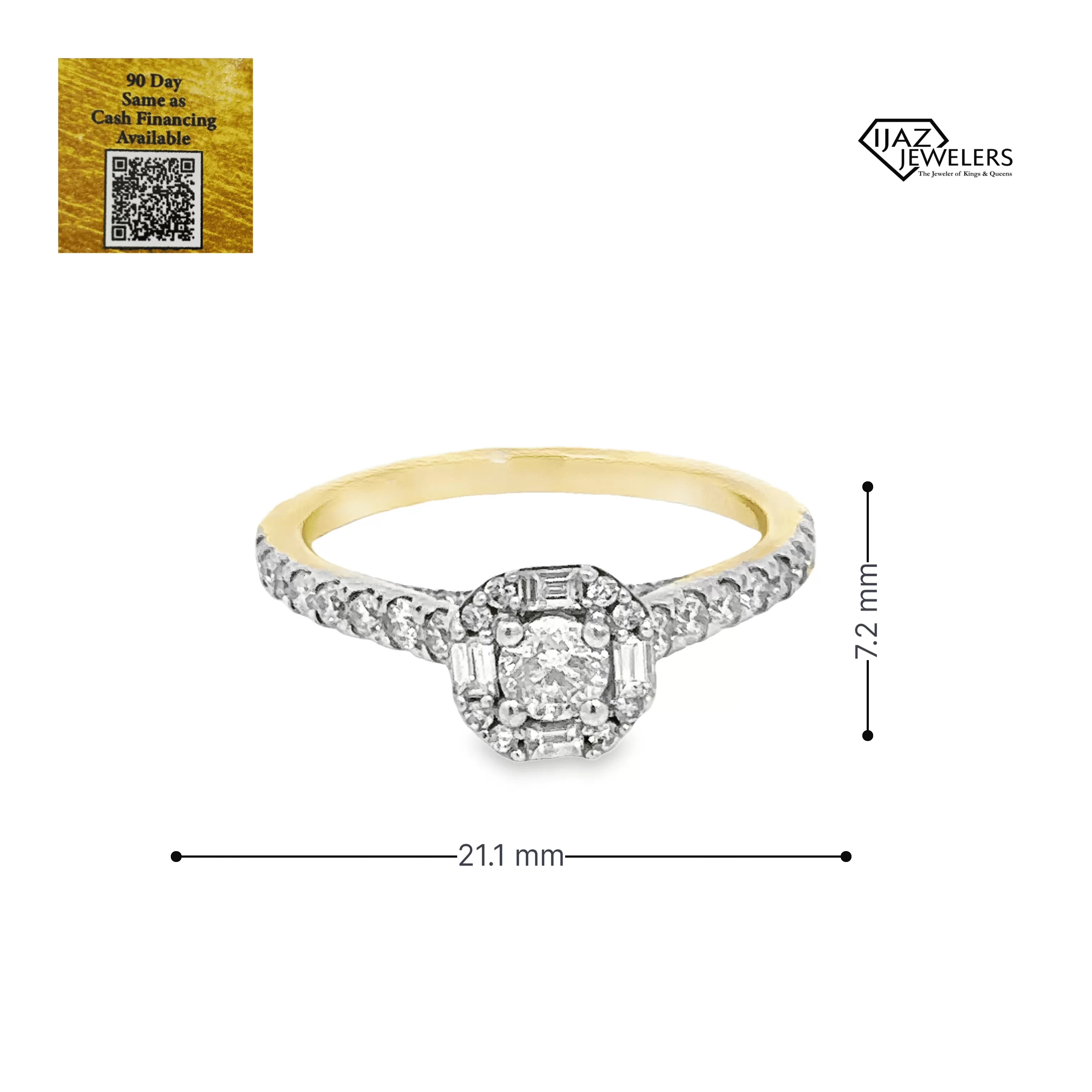 14K Gold 0.75 CTW Diamond Ladies Ring