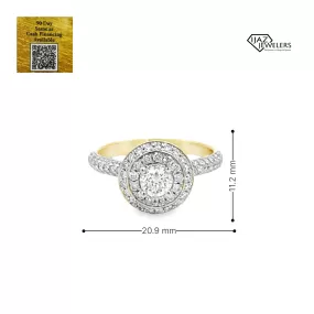 14K Gold 1.65 CTW Diamond Ladies Ring