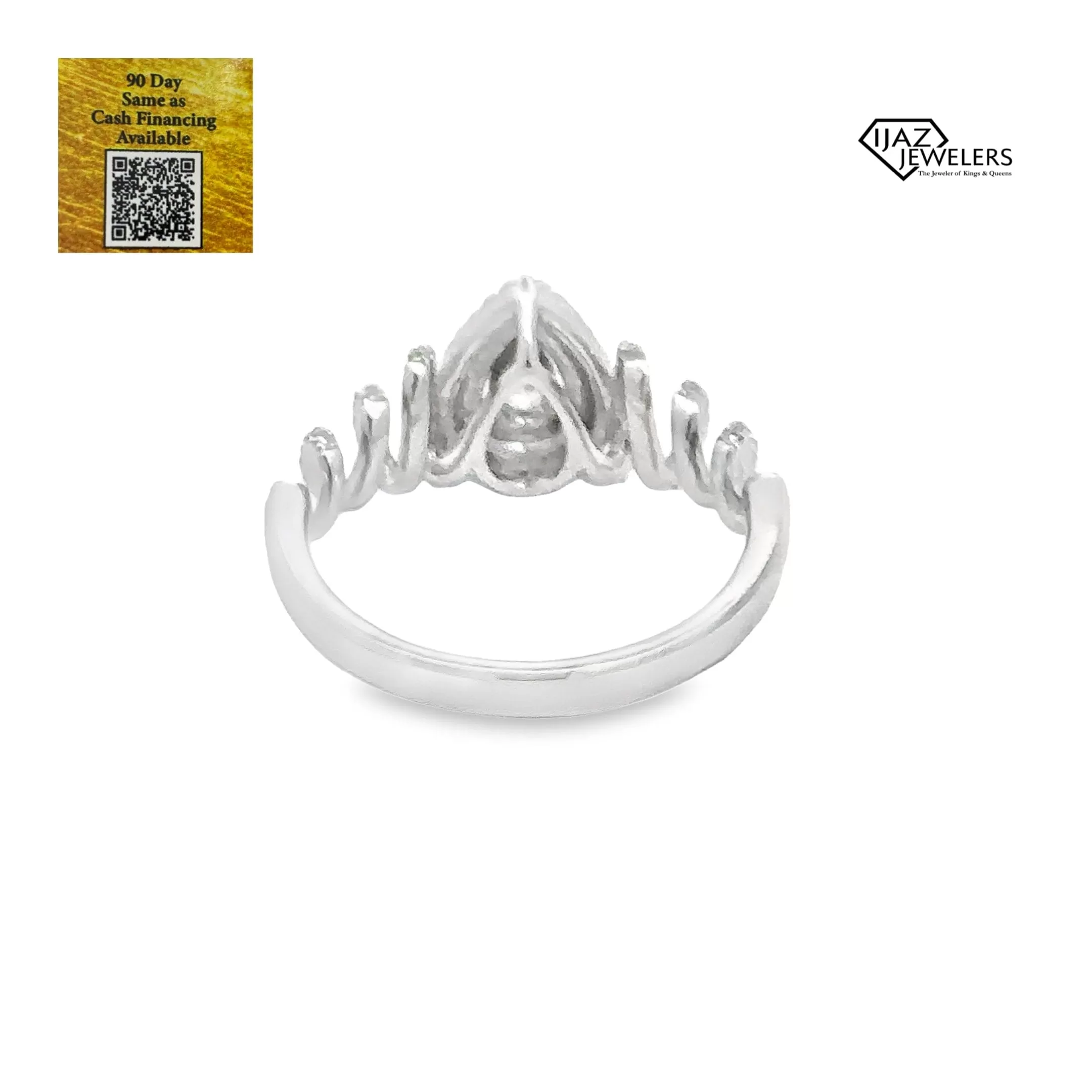 14K White Gold 0.42 CTW Diamond Ladies Ring