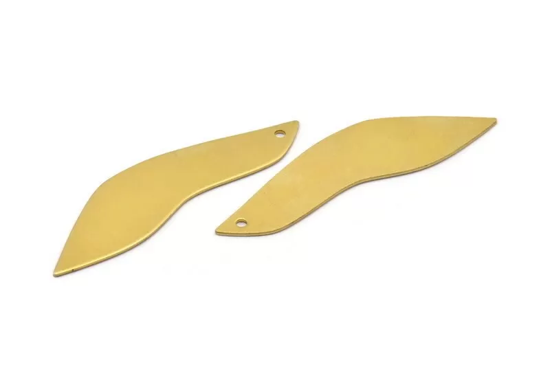 8 Raw Brass Stamping Blanks (59mmx0.80mm) D0391--c035