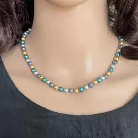 Atlantis Shell Pearl Beaded Necklace