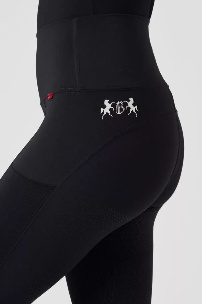 B Vertigo Ladies Adelaide Full Seat Riding Tights Dark Navy