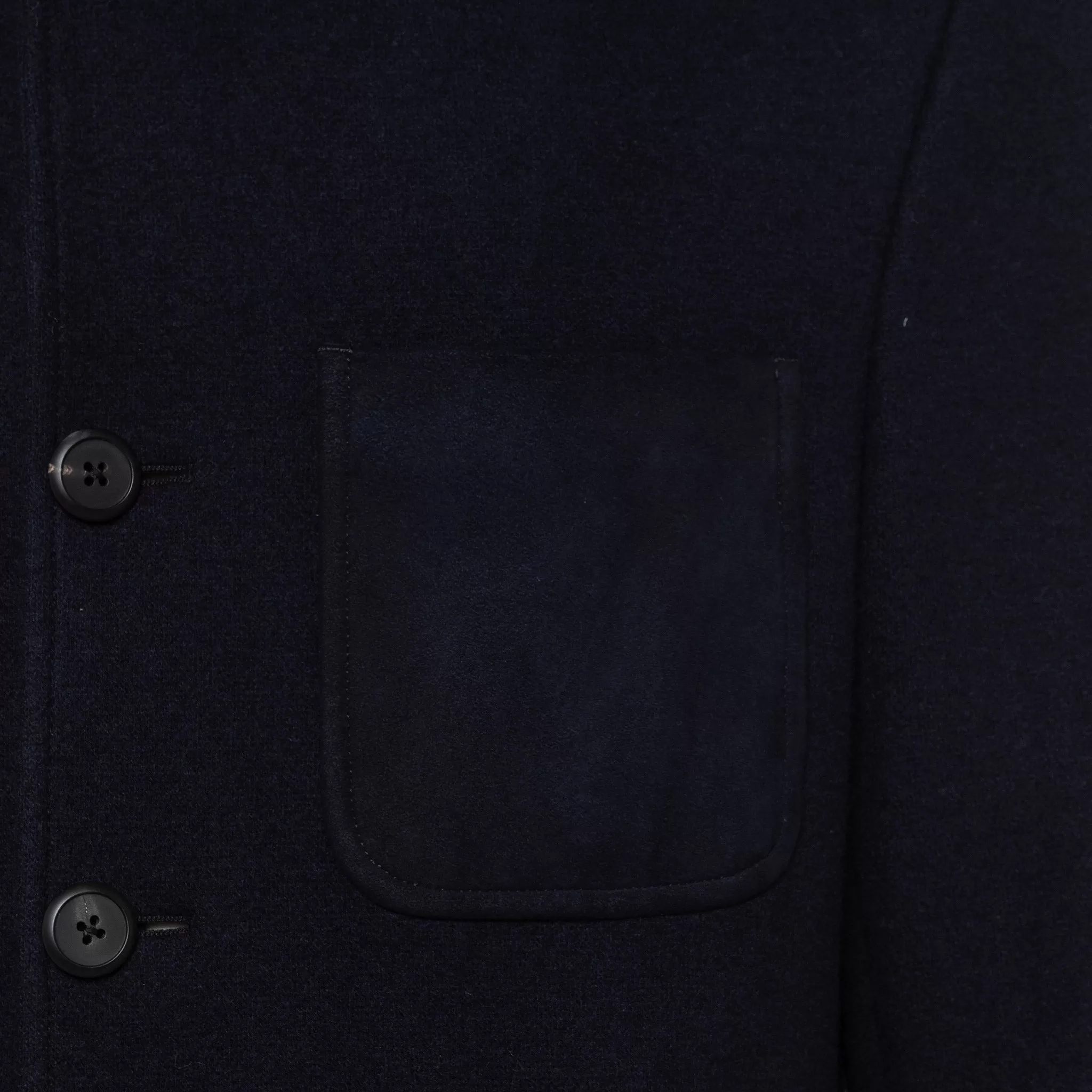 Bard wool and cashmere blazer with leather details