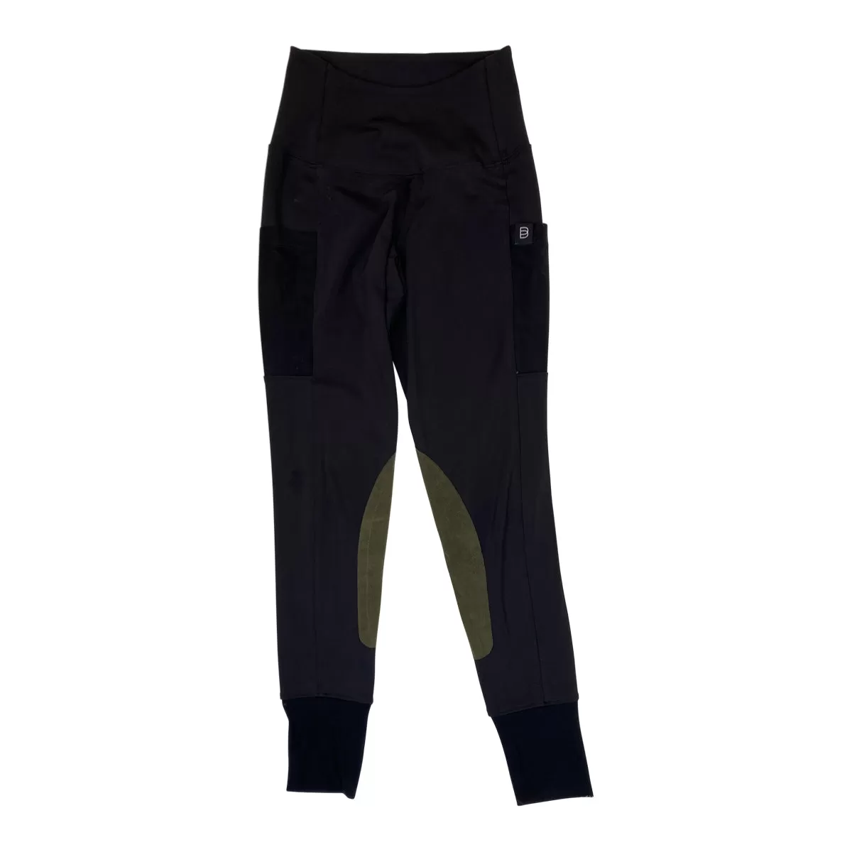 Botori 'Taylor' Riding Tights in Black/Olive - Women's XS