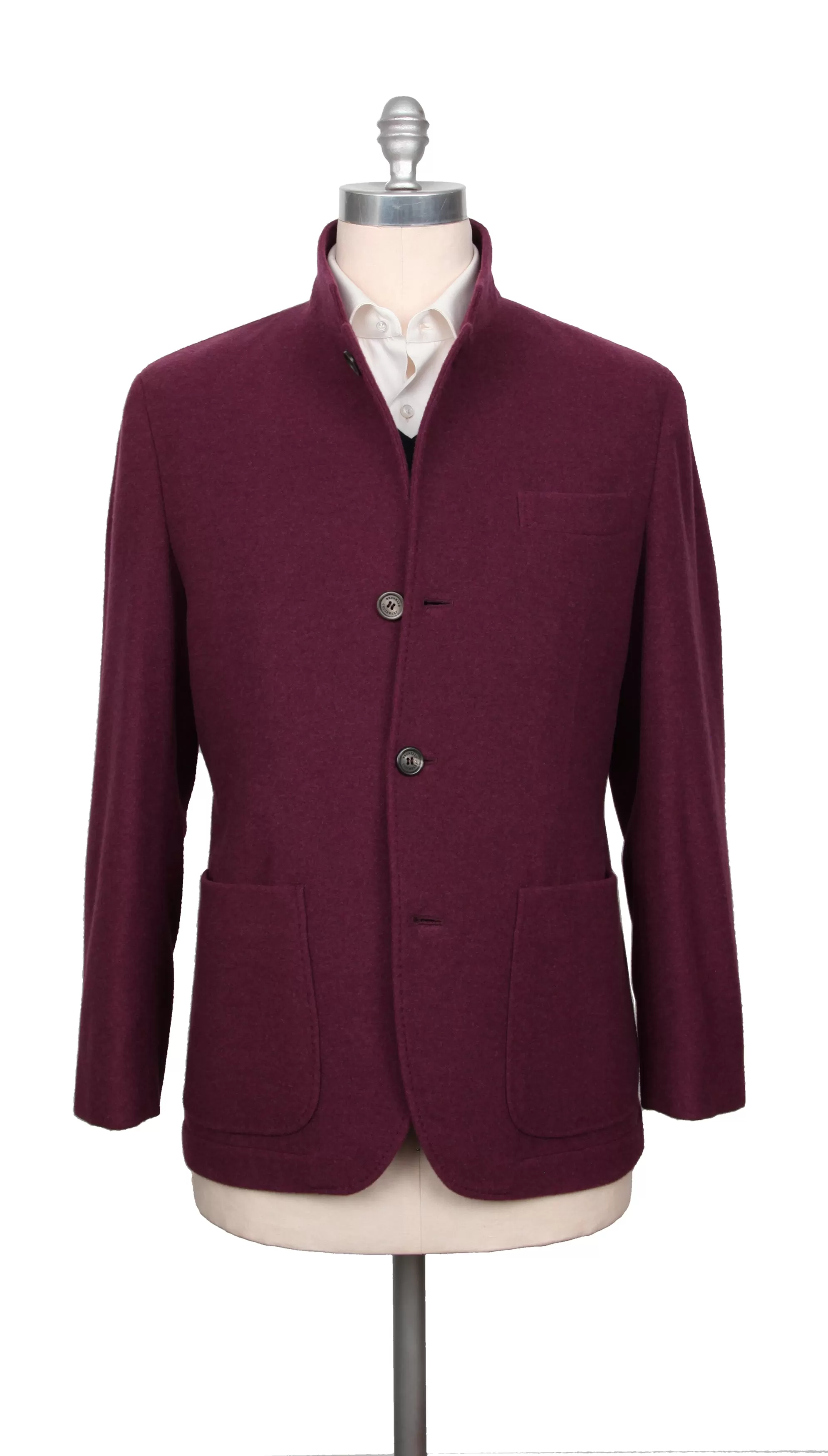 Brunello Cucinelli Burgundy Red Jacket