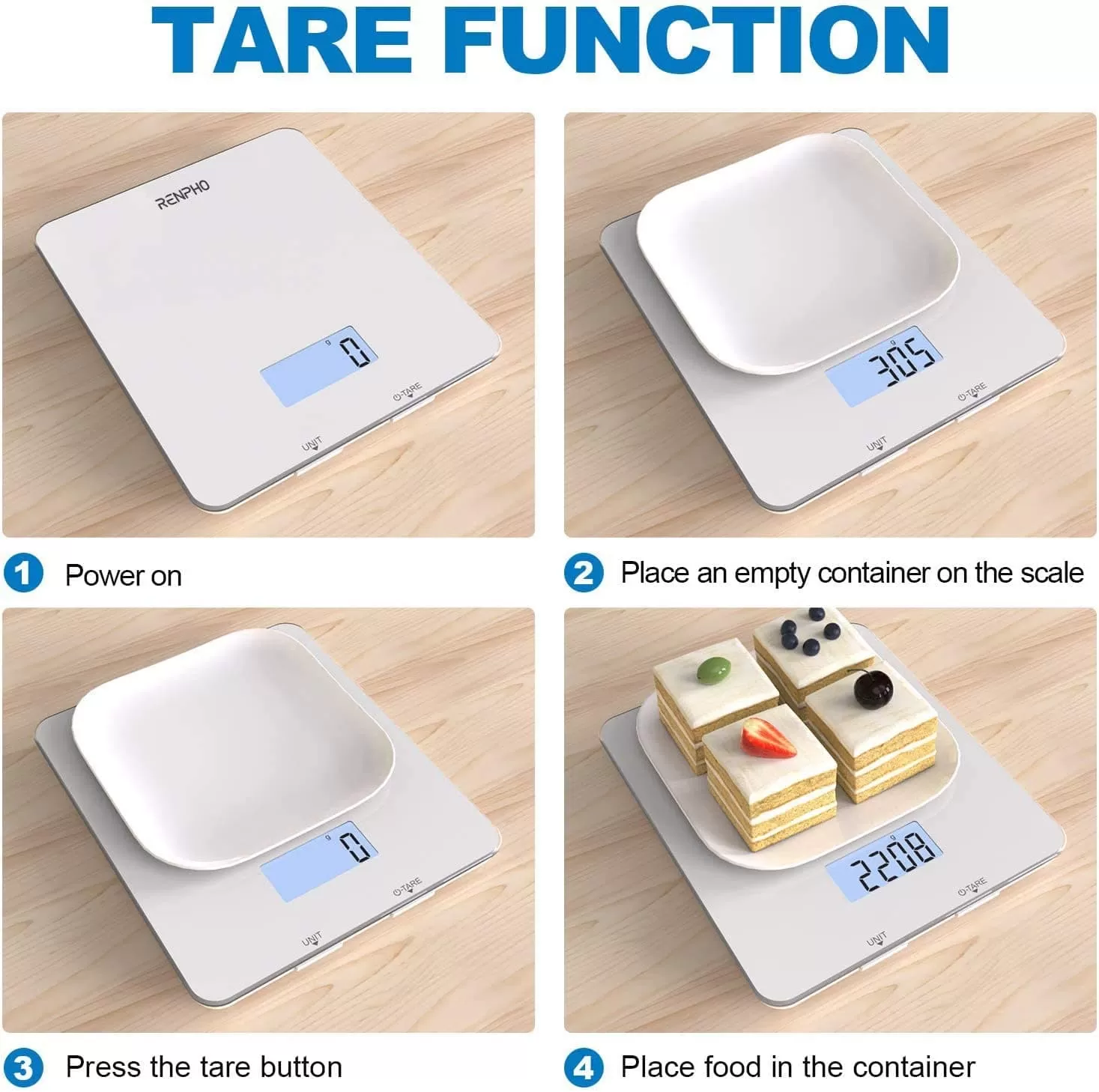 Bundle (Smart Tape Measure Body with App and RENPHO Food Scale)