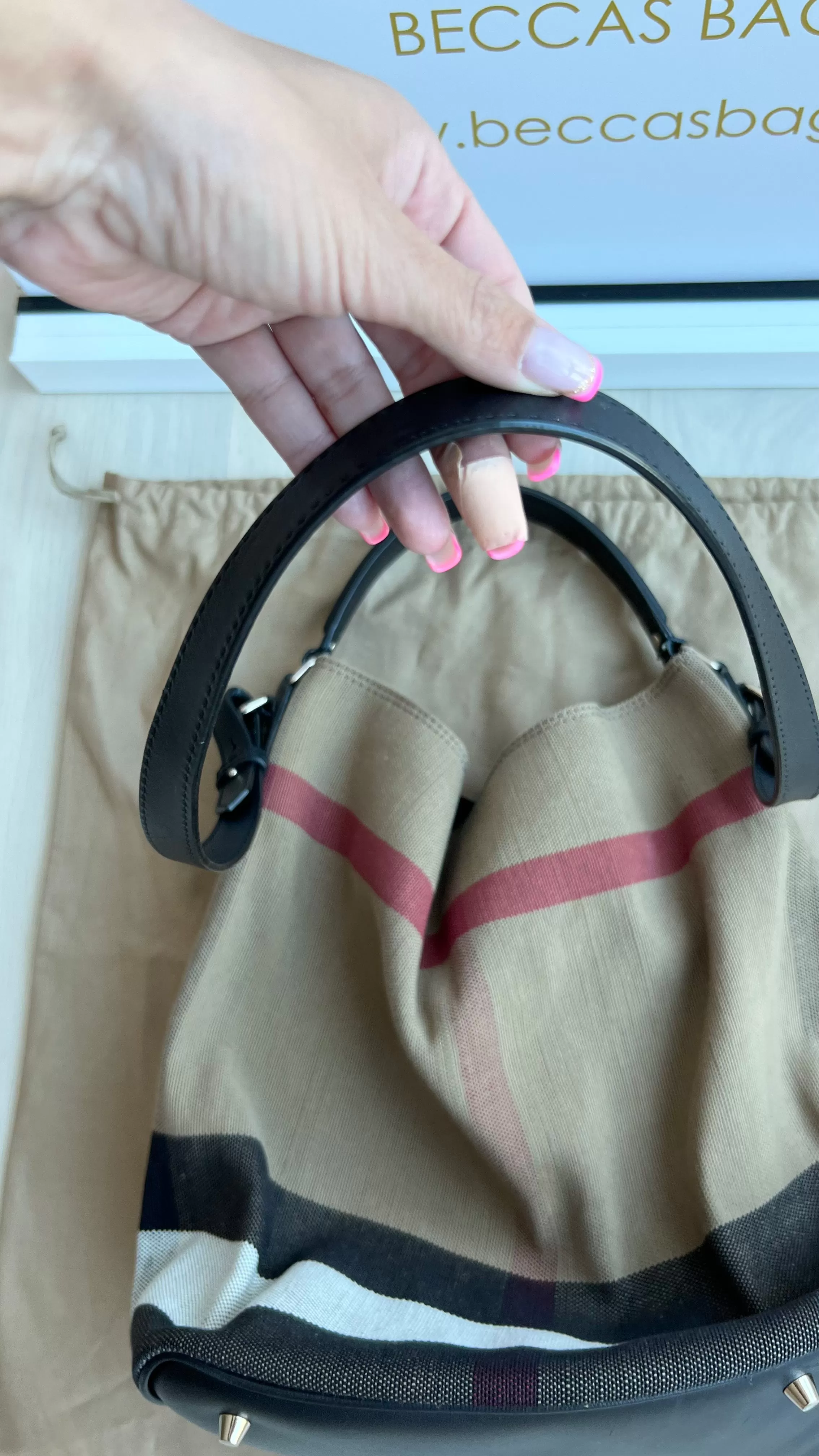 Burberry Ashby Bucket Bag