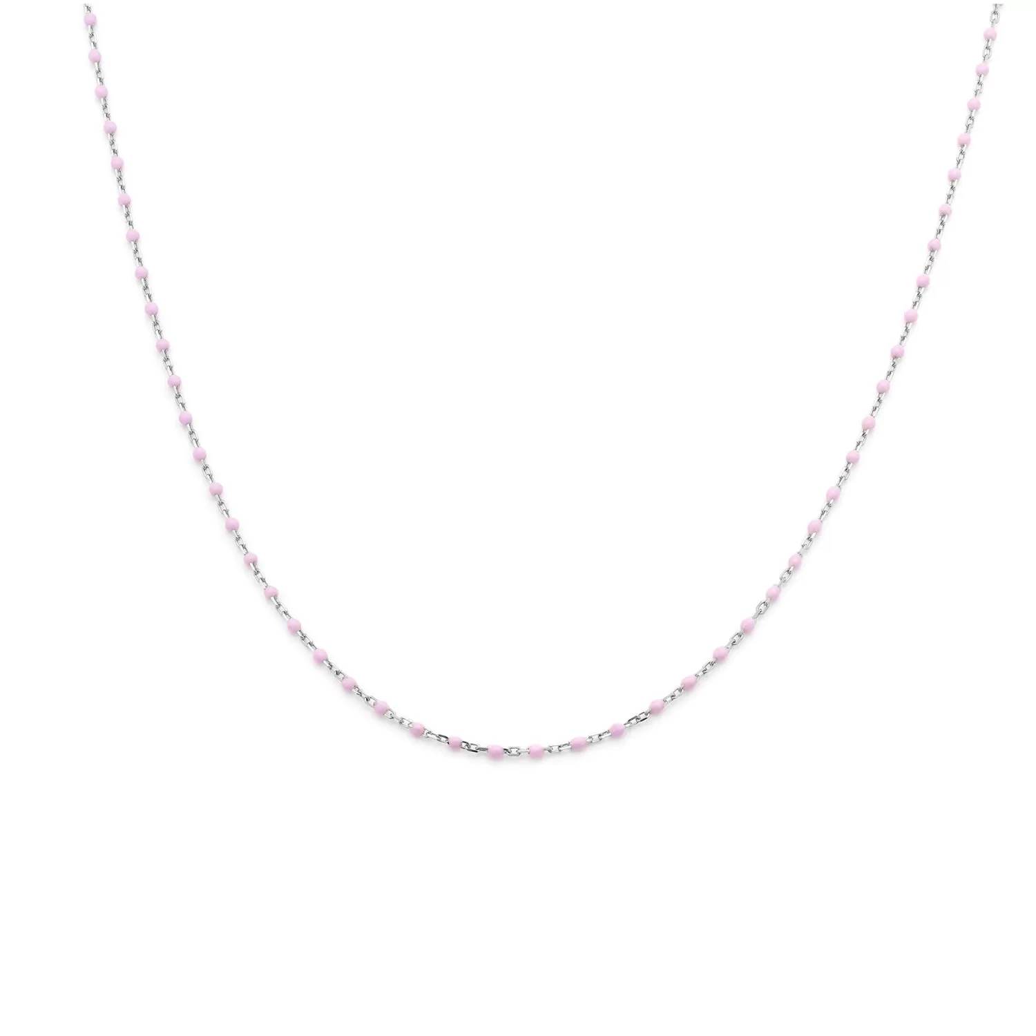 Candy Chain Necklace | Lilac & Silver