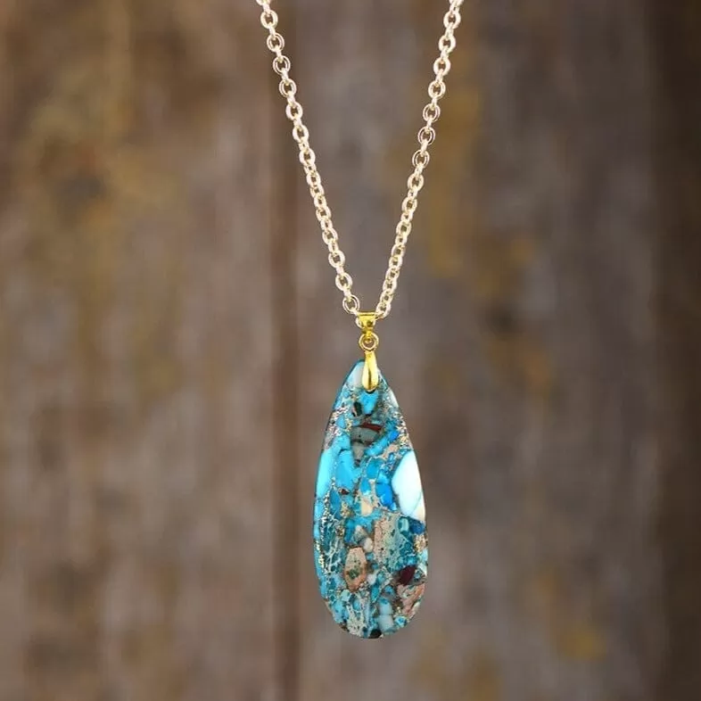 Classic Fashion Chic Turquoises Necklace