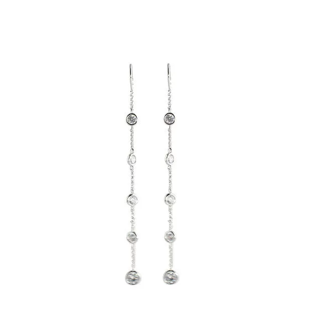 CZ STATION EARRINGS