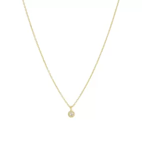 Diamond Necklace - 14K Gold