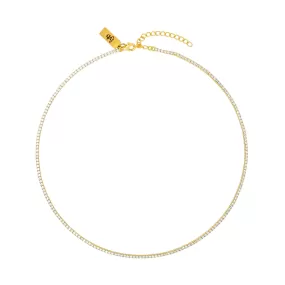 DIANA TENNIS NECKLACE GOLD