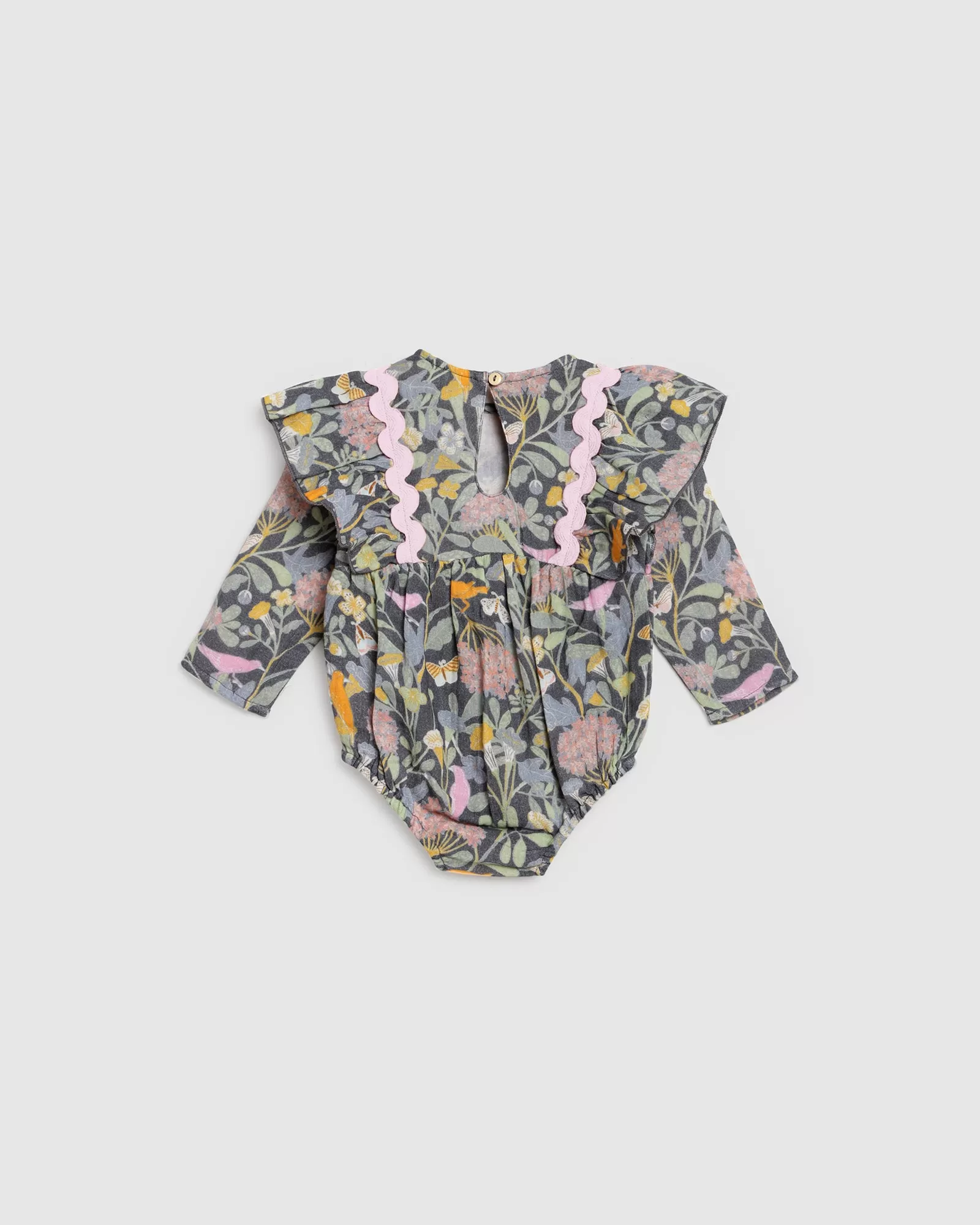 Elenora Playsuit - Botanical Navy