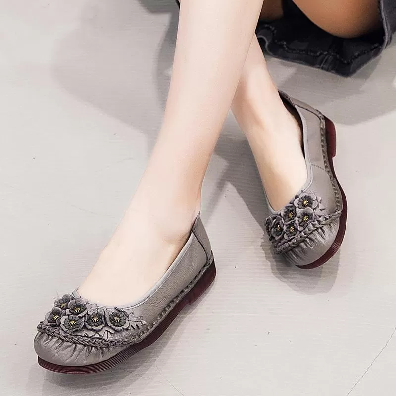 Ethnic Casual Soft Bottom Retro Shoes 35-41