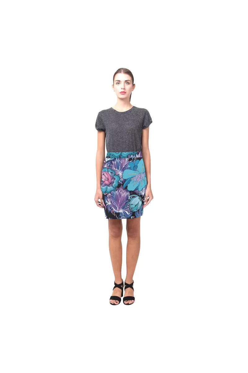 Floral Midnight Nemesis Skirt