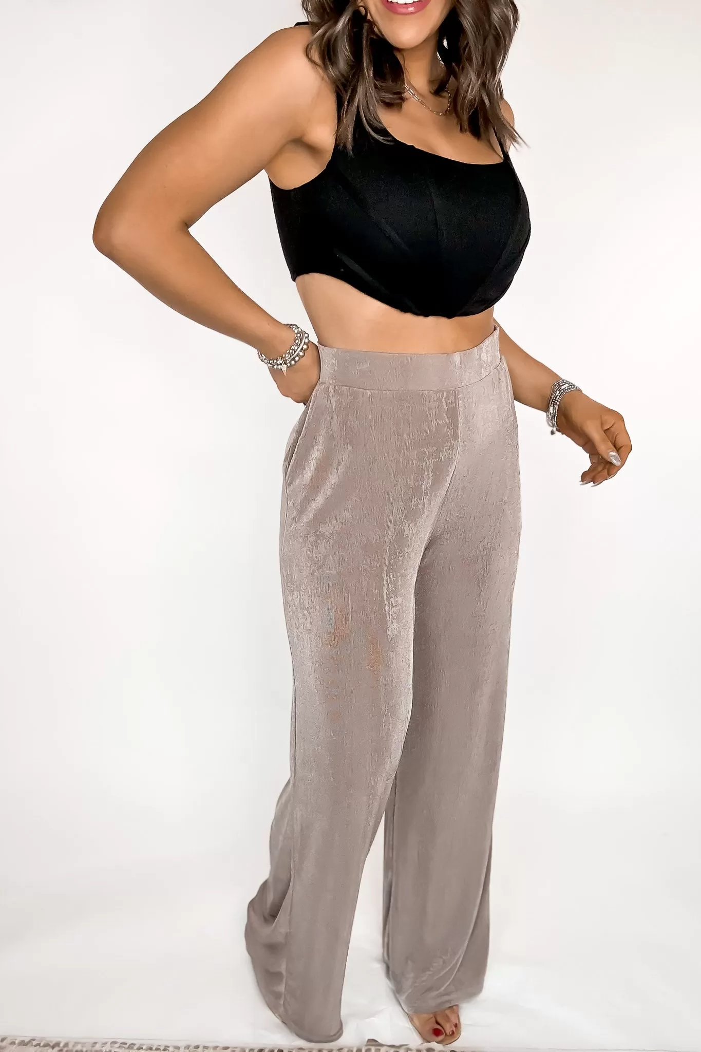 Fun And Flirty Mocha Pants