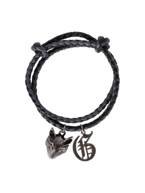 Icon Braided Leather Bracelet