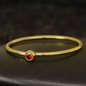 January Birthstone Gold Filled Ring