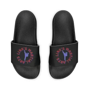 Link's Martial Arts Men's PU Logo Slide Sandals