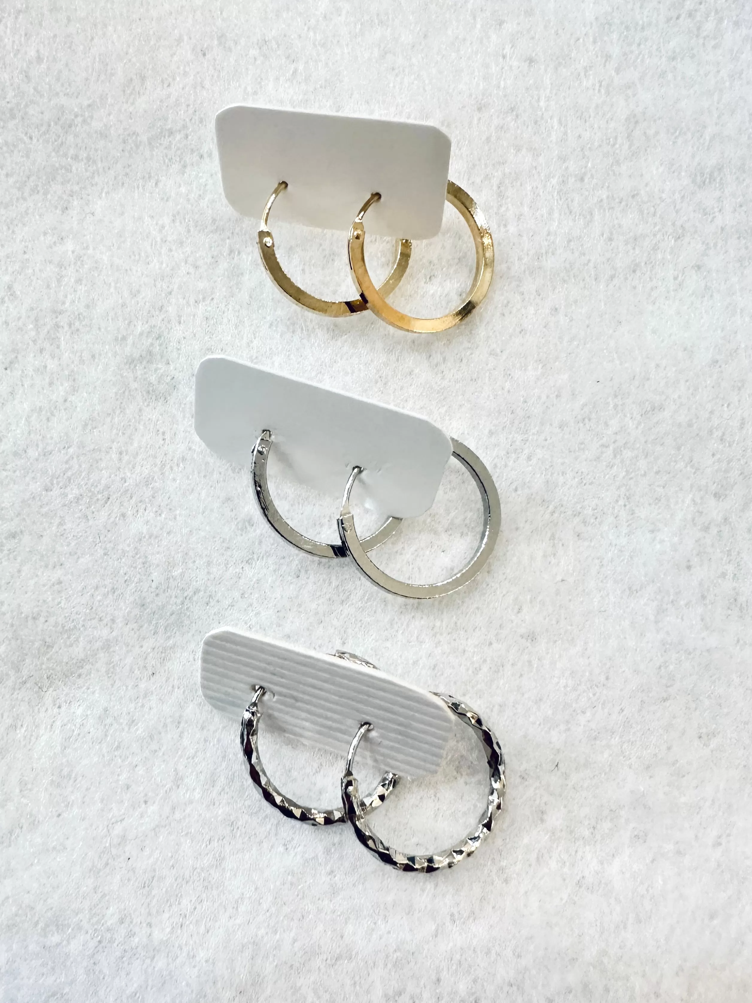 Modern Dainty Hoop 18mm Earrings