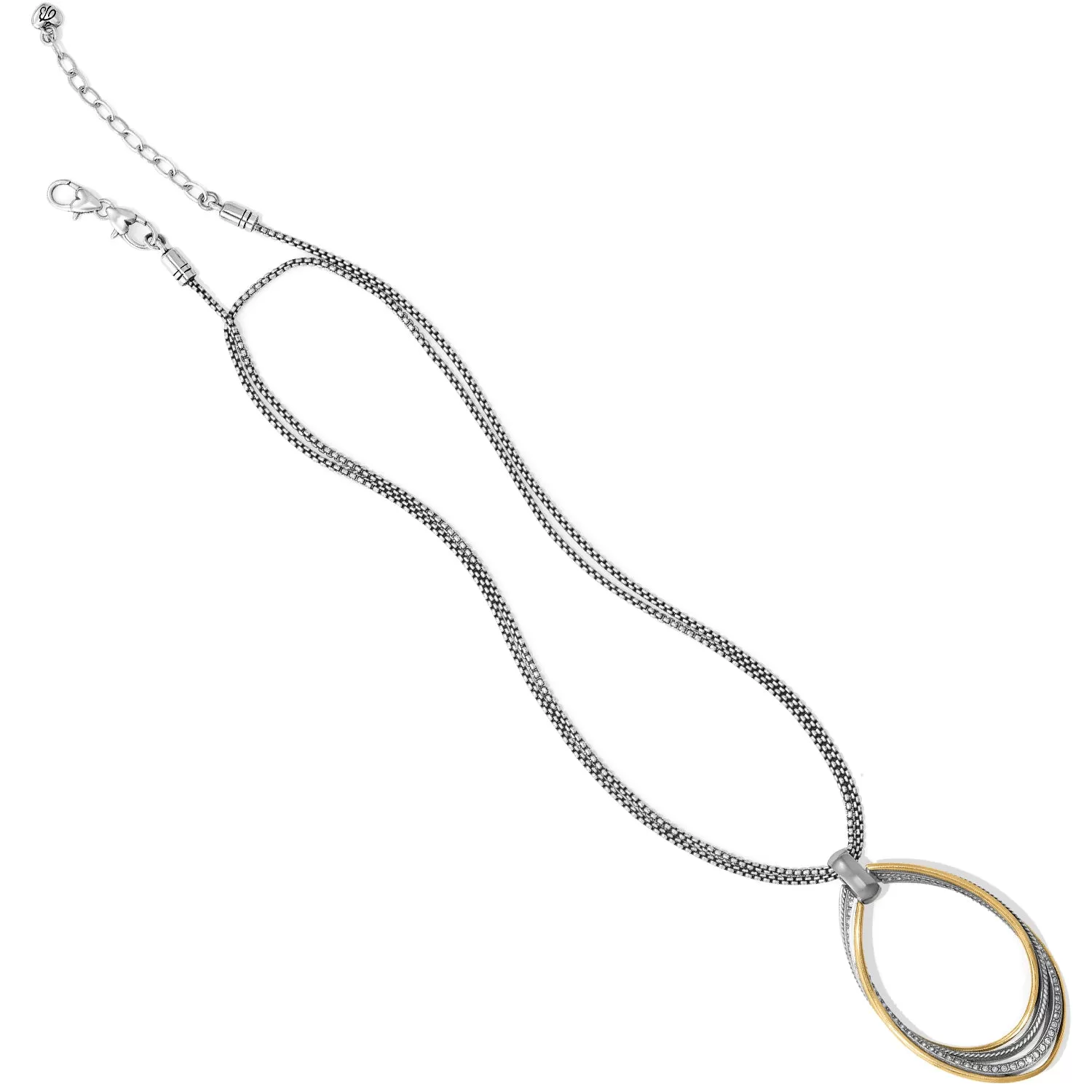 Neptune's Rings Twirl Convertible Pendant Necklace