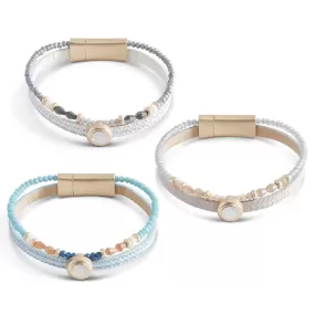 Opal Center Wrap Magnetic Bracelets