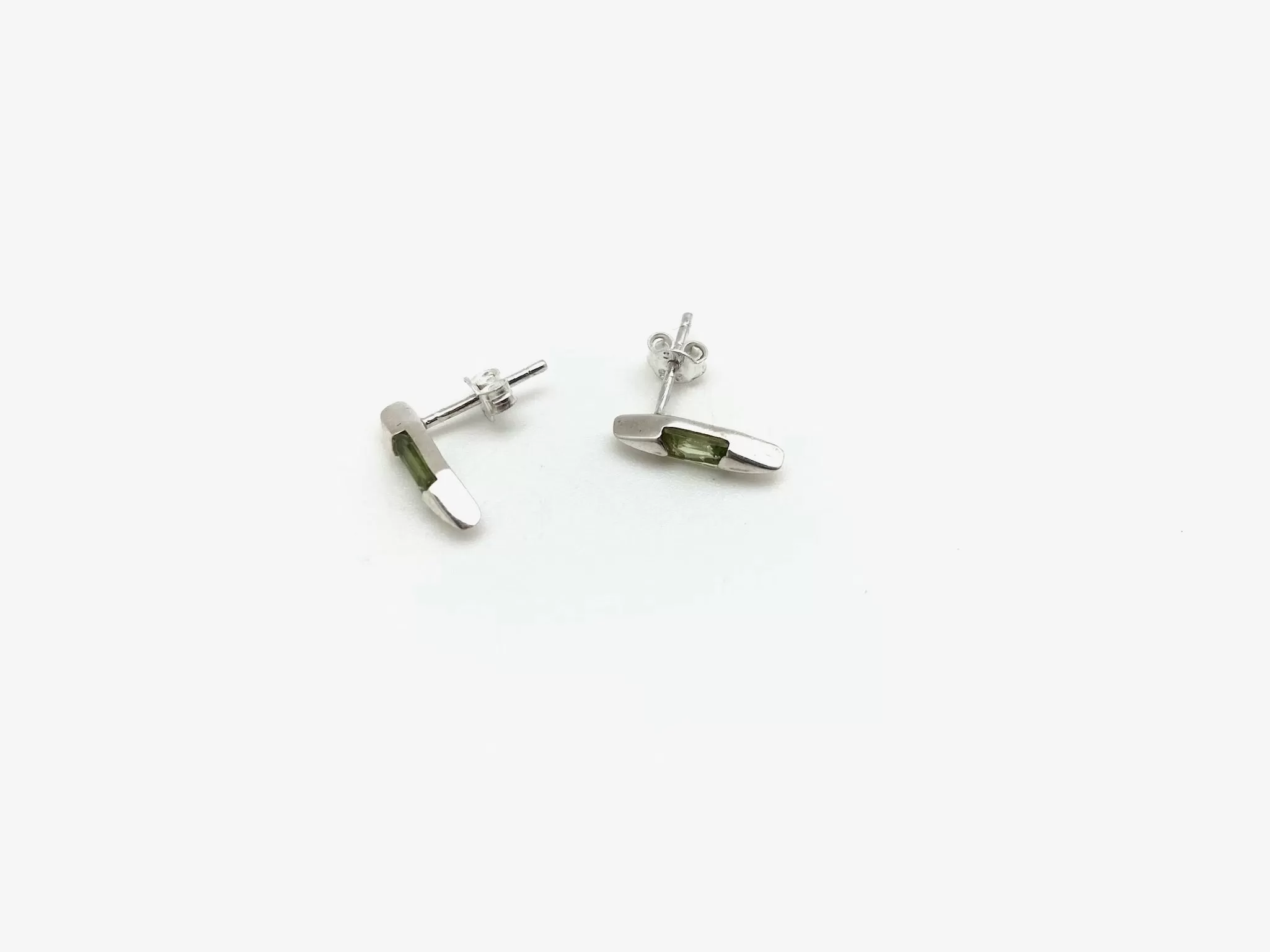 Peridot Spear Studs