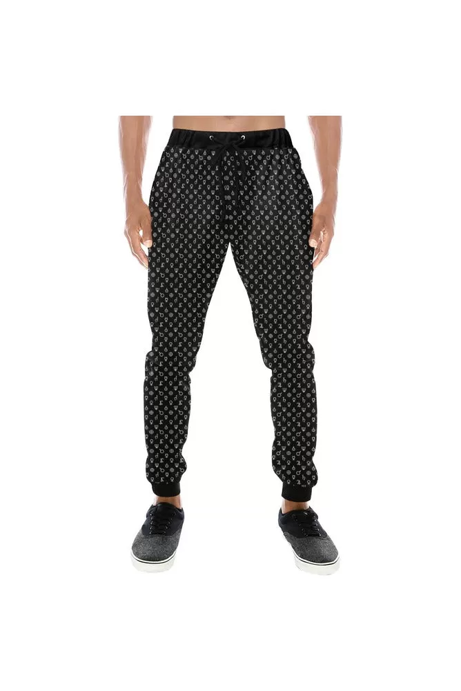 Planetary Symbols Men's All Over Print Sweatpants (Model L11)