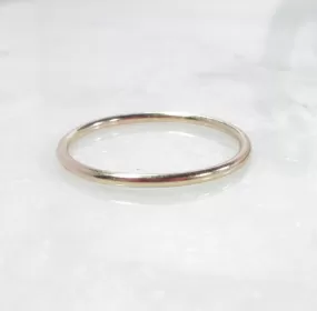 Rings Plain 1mm wide Choose Your Metal and Size