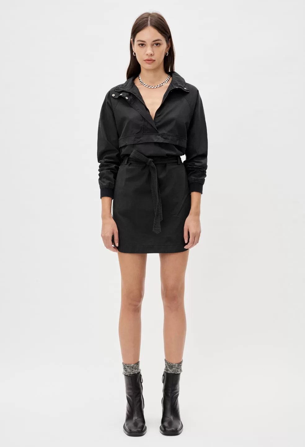 Sail Pullover Dress / Black