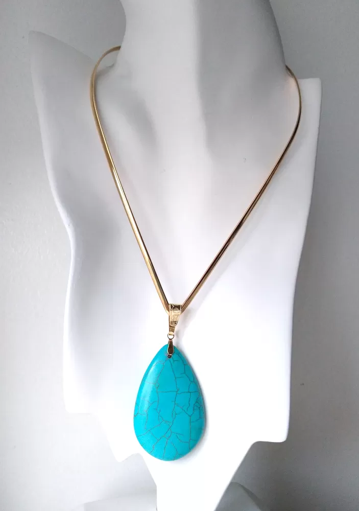 Skye Single Stone V Necklace