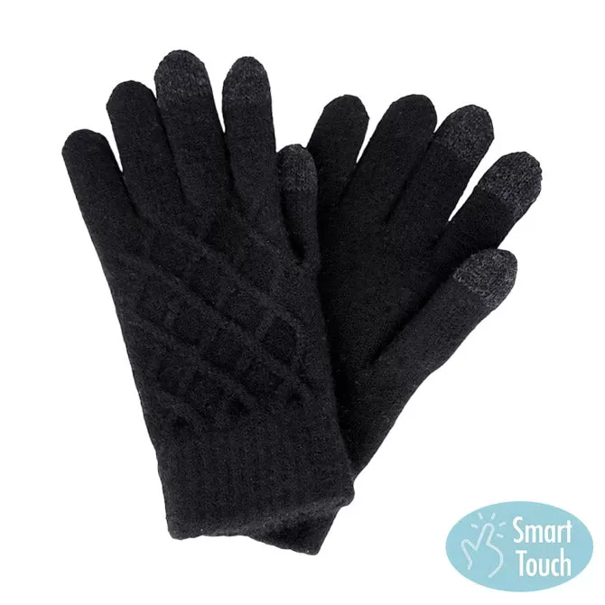 Soft Knit Touch Smart Gloves