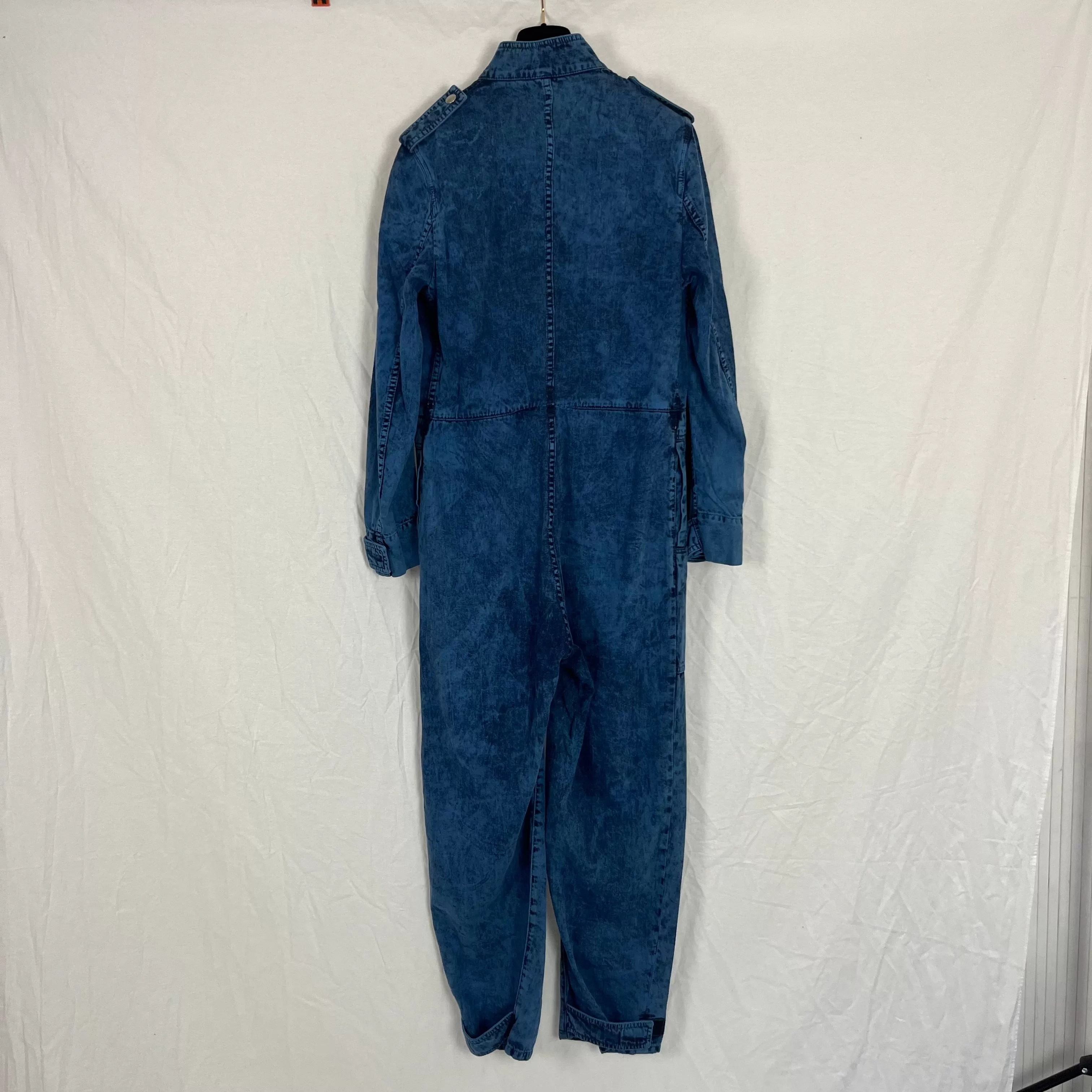 Stella McCartney $1395 Blue Acid Wash Boilersuit XXS