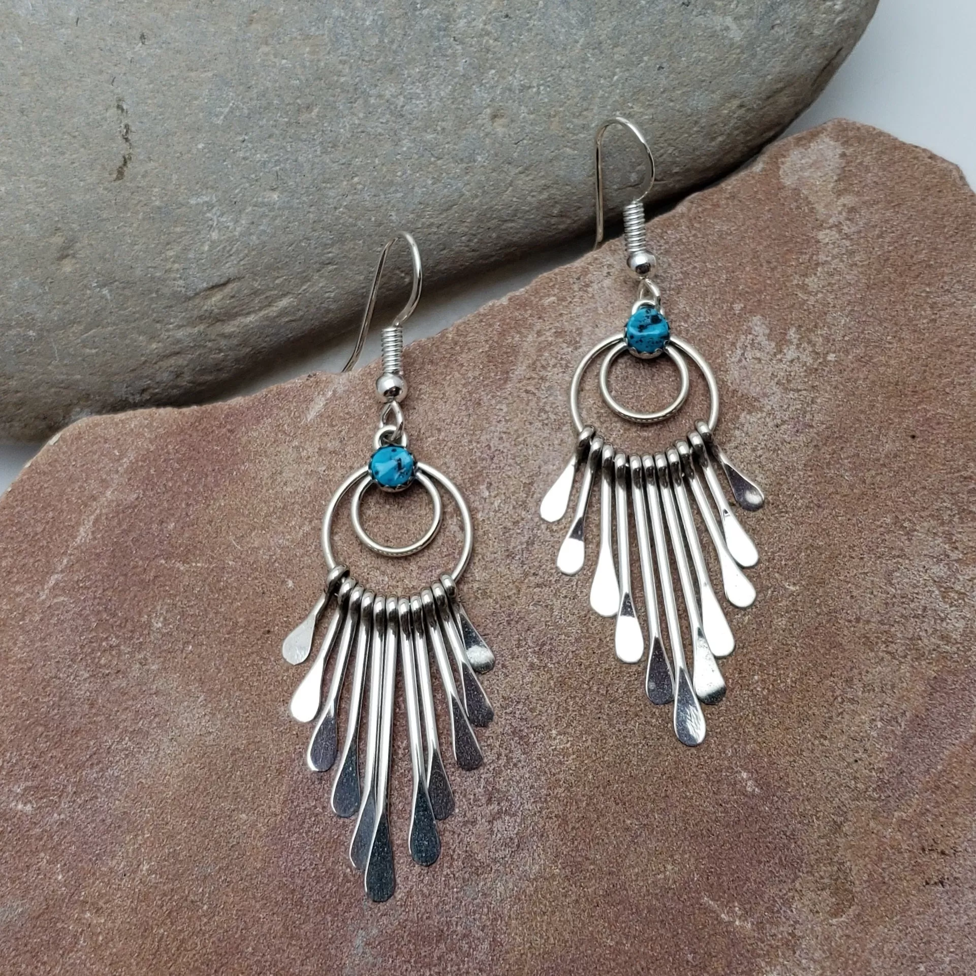 Sterling Silver Rainfall Earrings