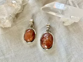 Sunstone Naevia Pendant - Small & Medium Oval