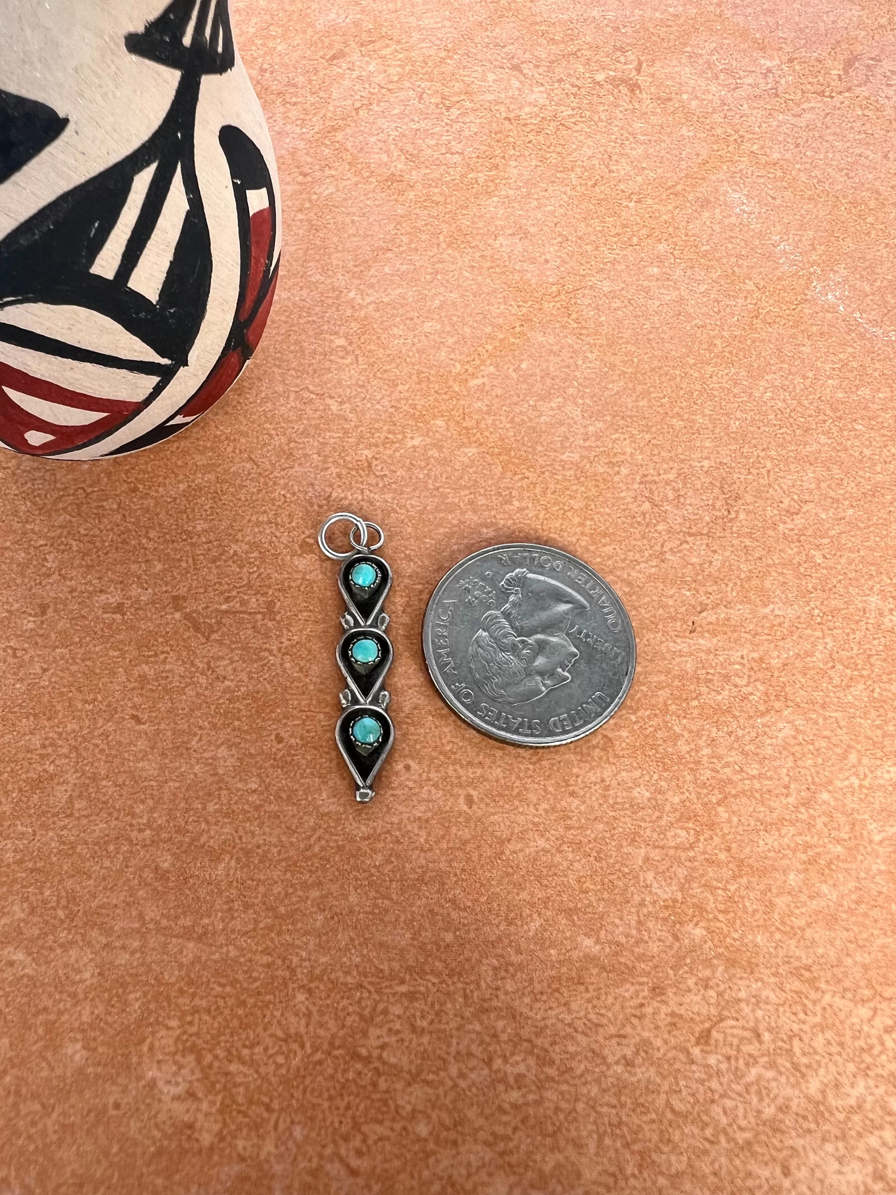 Teardrop Turquoise Pendant