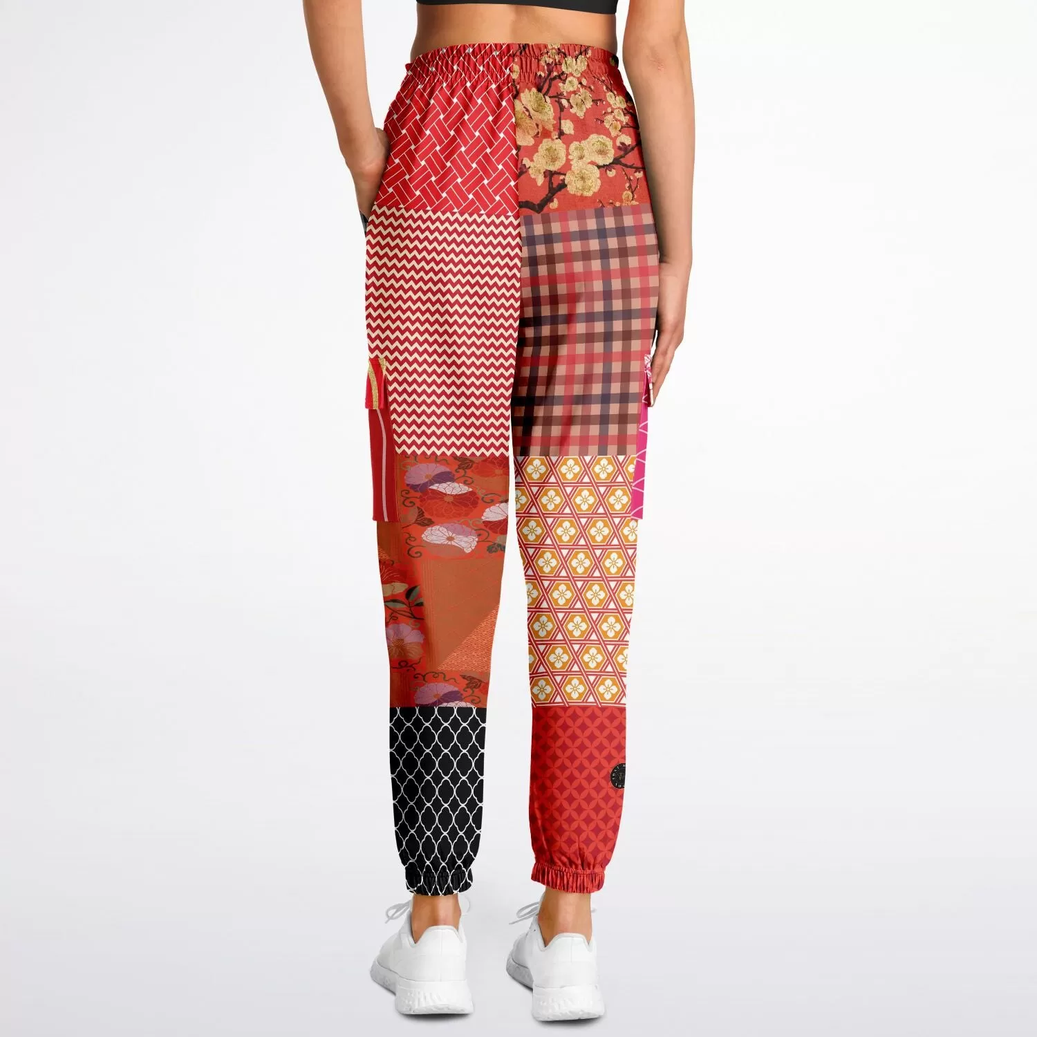 Tokyo Nights Japanese Print Unisex Eco-Poly Cargo Joggers