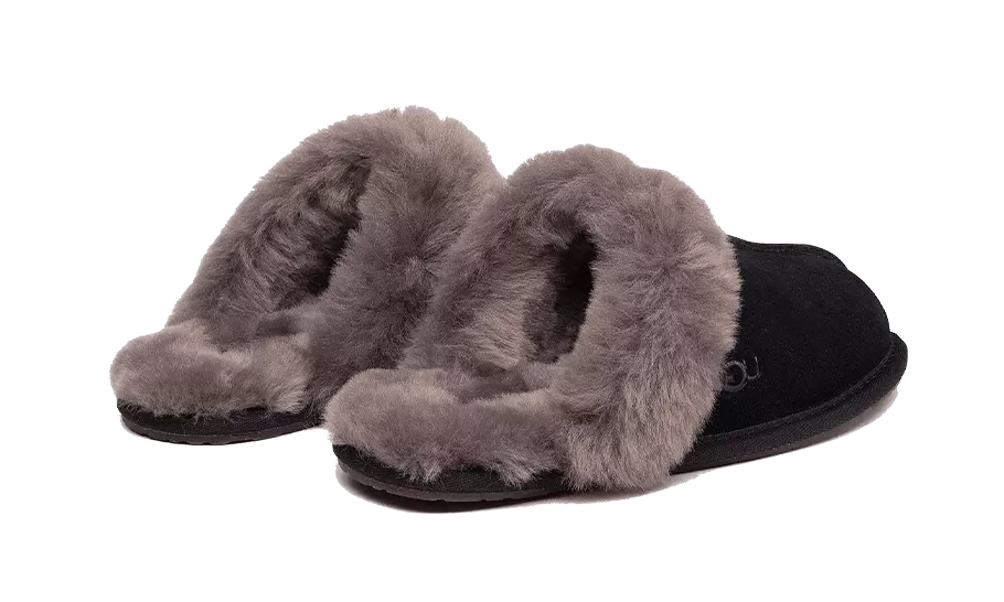 UGG Scuffette II Slipper Black Grey