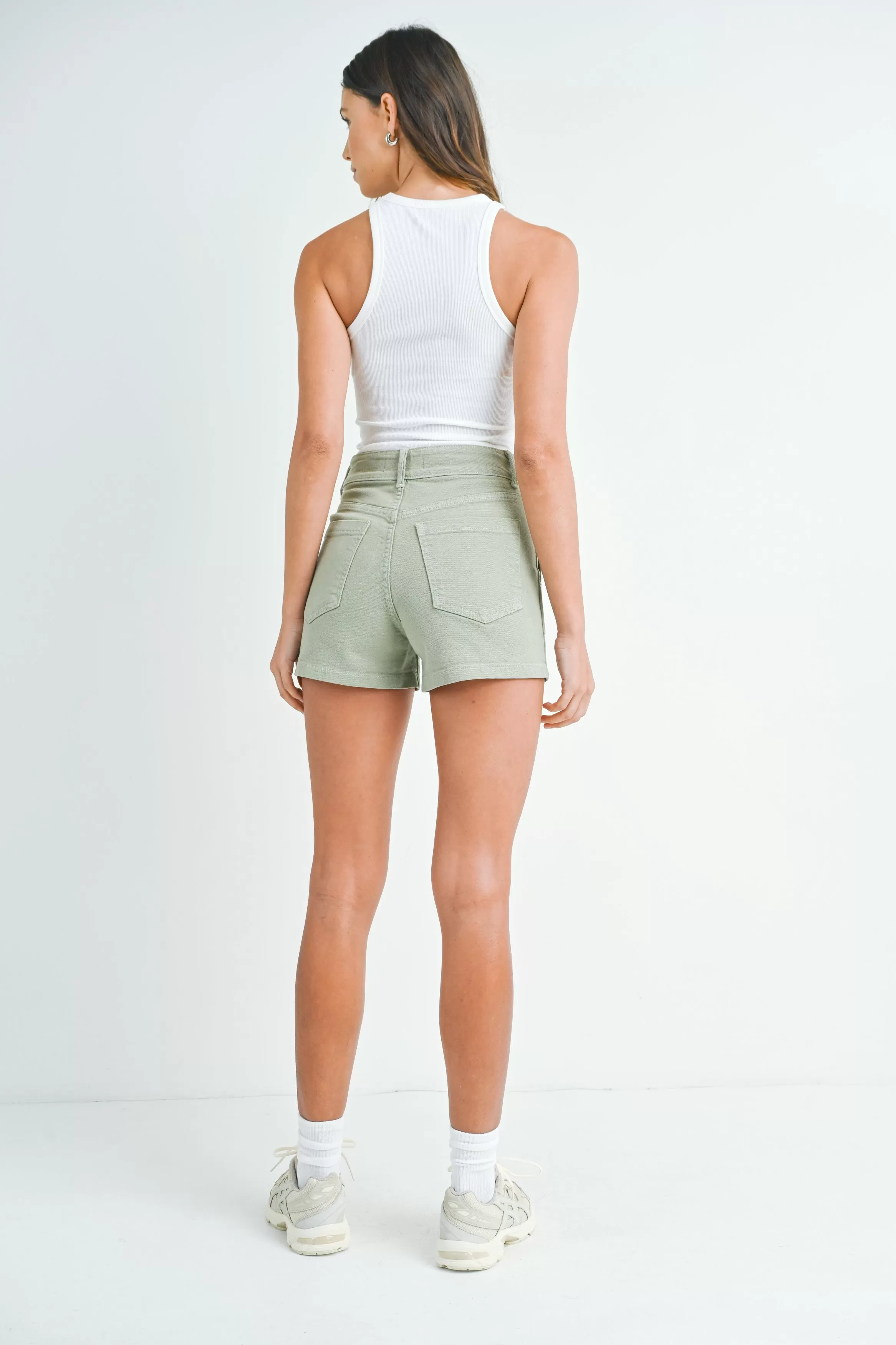 Utility Cargo Shorts Lt Olive