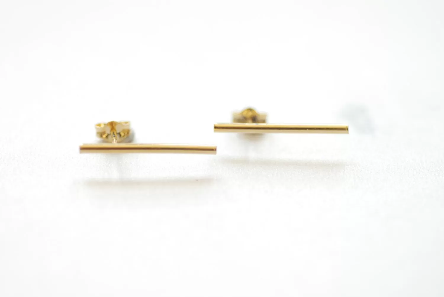 Wholesale Gold Bar Earrings, Line Earrings, Stick earrings, bar stud earrings, minimalist earrings, Filament earrings, Ear Climbers, Post Earrings