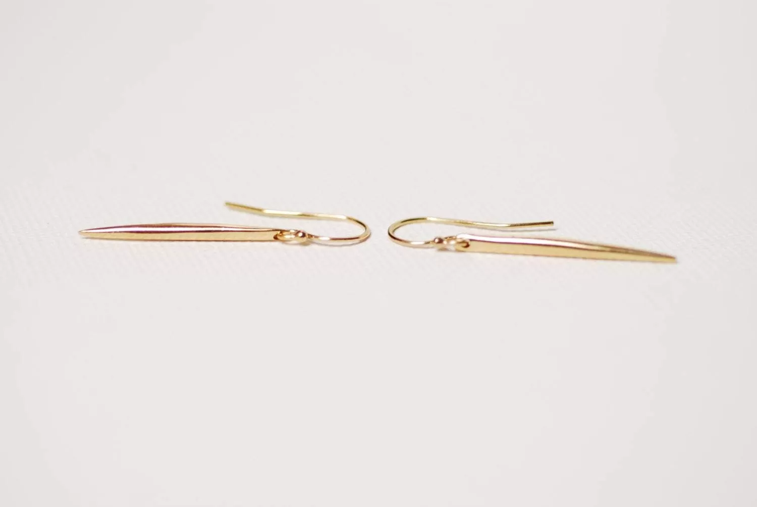 Wholesale Gold Dagger Spear Earrings, 24k gold Dagger Earrings,Spear Earrings,stick earrings,gold bar earrings,needle earrings,gold spike earrings