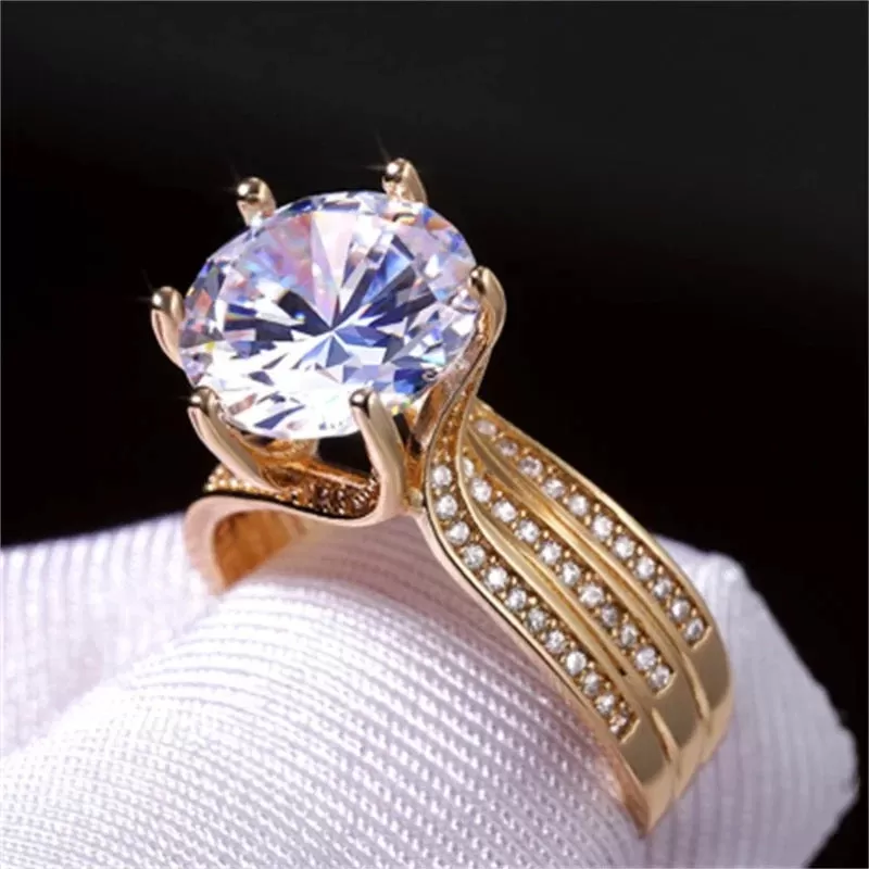 Women Fashion White Stone Rings