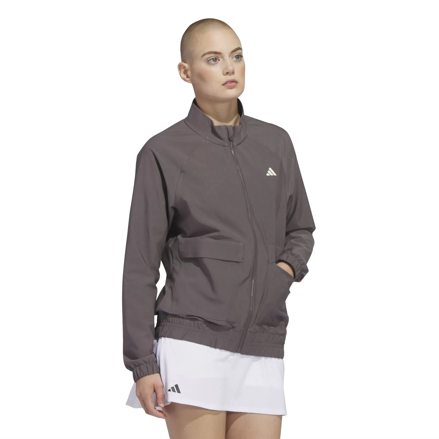 Womens Ultimate365 Novelty Waterproof Jacket Charcoal - SS24